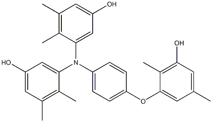 N,N-Bis(5-hydroxy-2,3-dimethylphenyl)-4-(3-hydroxy-2,5-dimethylphenoxy)benzenamine