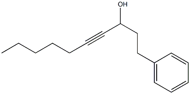 1-(2-Phenylethyl)-2-octyn-1-ol 结构式