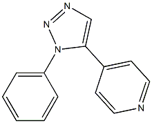 1-Phenyl-5-(4-pyridyl)-1H-1,2,3-triazole|