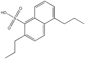 2,5-Dipropyl-1-naphthalenesulfonic acid Structure