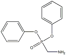 Aminomethylphosphonic acid diphenyl ester Structure