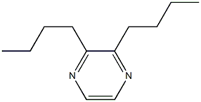 2,3-Dibutylpyrazine Structure