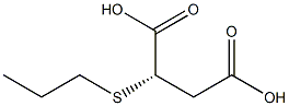 [S,(-)]-(Propylthio)succinic acid 结构式