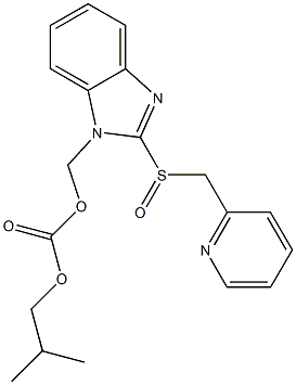 1-[(2-Methylpropyloxycarbonyloxy)methyl]-2-[(2-pyridinyl)methylsulfinyl]-1H-benzimidazole