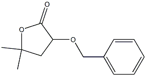 5,5-Dimethyl-3-benzyloxydihydrofuran-2(3H)-one Structure