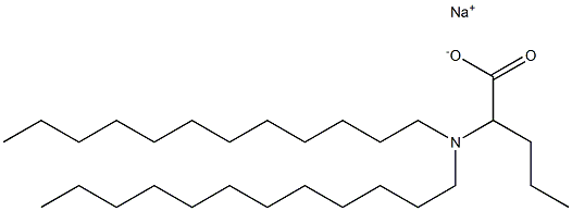  2-(Didodecylamino)valeric acid sodium salt