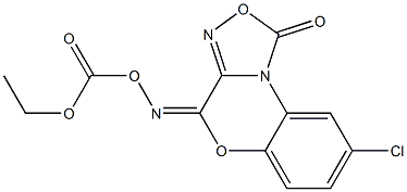 4-[(Ethoxycarbonyloxy)imino]-8-chloro-4H-[1,2,4]oxadiazolo[3,4-c][1,4]benzoxazin-1-one