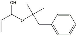 Propionaldehyde benzylisopropyl acetal Struktur