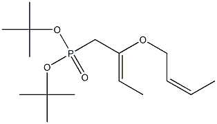  [2-[(Z)-2-Butenyloxy]-2-butenyl]phosphonic acid di-tert-butyl ester