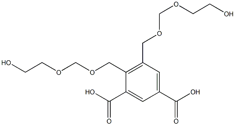 4,5-Bis(6-hydroxy-2,4-dioxahexan-1-yl)isophthalic acid