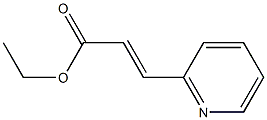 (E)-Pyridine-2-acrylic acid ethyl ester Structure