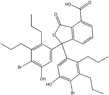 1,1-Bis(4-bromo-5-hydroxy-2,3-dipropylphenyl)-1,3-dihydro-3-oxoisobenzofuran-4-carboxylic acid