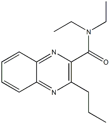 N,N-Diethyl-3-propylquinoxaline-2-carboxamide 结构式