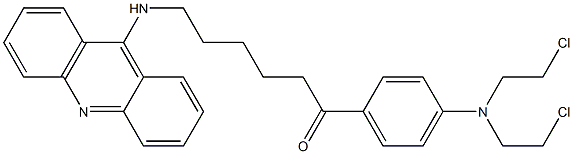 9-[6-[4-[Bis(2-chloroethyl)amino]phenyl]-6-oxohexylamino]acridine