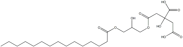 Citric acid dihydrogen 1-(2-hydroxy-3-pentadecanoyloxypropyl) ester|