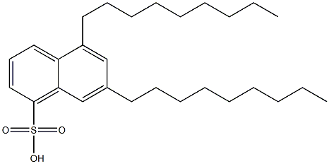 5,7-Dinonyl-1-naphthalenesulfonic acid Structure