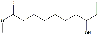 8-Hydroxycapric acid methyl ester,,结构式