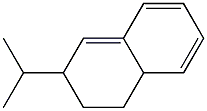 1,2,3,8a-Tetrahydro-3-isopropylnaphthalene 结构式