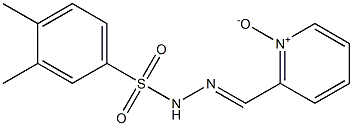2-[[2-[(3,4-Dimethylphenyl)sulfonyl]hydrazono]methyl]pyridine 1-oxide Struktur