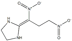 2-(1,3-Dinitropropylidene)imidazolidine Struktur