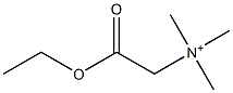 (Ethoxycarbonylmethyl)trimethylaminium Structure