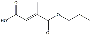 2-Methylfumaric acid 1-propyl ester