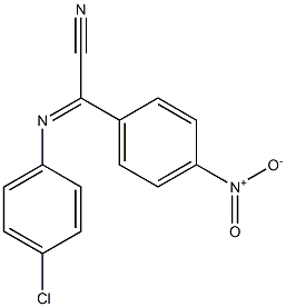 (4-Chlorophenylimino)(4-nitrophenyl)acetonitrile Structure