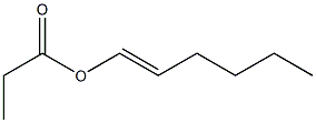 Propionic acid 1-hexenyl ester 结构式