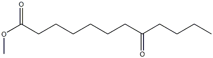 8-Oxododecanoic acid methyl ester Struktur