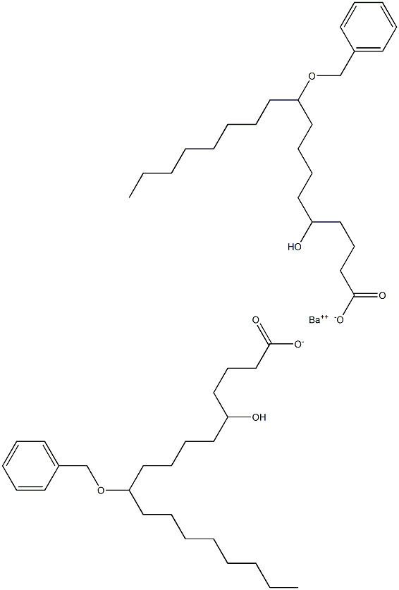 Bis(10-benzyloxy-5-hydroxystearic acid)barium salt