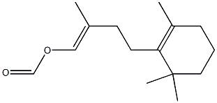  4-(2,6,6-Trimethyl-1-cyclohexenyl)-2-methyl-1-formyloxy-1-butene