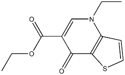 4-Ethyl-7-oxothieno[3,2-b]pyridine-6-carboxylic acid ethyl ester Structure