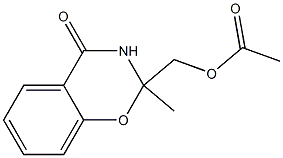  2,3-Dihydro-2-acetyloxymethyl-2-methyl-4H-1,3-benzoxazin-4-one