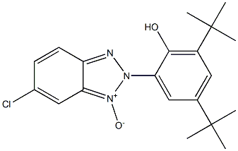 6-Chloro-2-(2-hydroxy-3,5-di-tert-butylphenyl)-2H-benzotriazole 1-oxide Structure