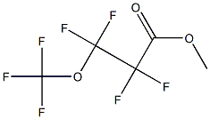 2,2,3,3-テトラフルオロ-3-(トリフルオロメトキシ)プロピオン酸メチル 化学構造式