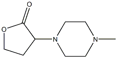 3-(4-Methyl-1-piperazinyl)-4,5-dihydrofuran-2(3H)-one,,结构式