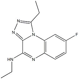 4-Ethylamino-1-ethyl-8-fluoro[1,2,4]triazolo[4,3-a]quinoxaline