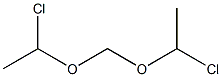 Formaldehyde bis(1-chloroethyl)acetal Structure