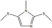 1-Methyl-2,5-bis(methylthio)-1H-imidazole 结构式