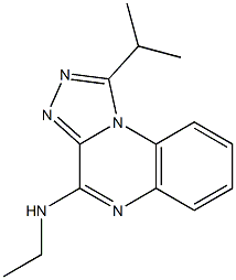 4-Ethylamino-1-isopropyl[1,2,4]triazolo[4,3-a]quinoxaline Structure