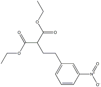  2-[2-(m-Nitrophenyl)ethyl]malonic acid diethyl ester