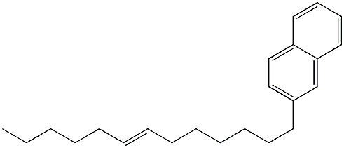 2-(7-Tridecenyl)naphthalene,,结构式