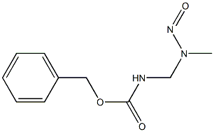 N-[(Methylnitrosoamino)methyl]carbamic acid benzyl ester,,结构式