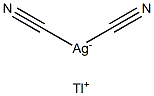 Thallium dicyanoargentate(I) 结构式