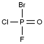 ブロモクロロフルオロホスフィンオキシド 化学構造式