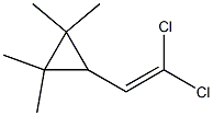 1-(2,2,3,3-Tetramethylcyclopropyl)-2,2-dichloroethene Struktur