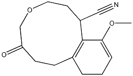 1-Cyano-12-methoxy-1,2,3,4,6,7,8,9-octahydro-5-benzoxacycloundecin-6-one