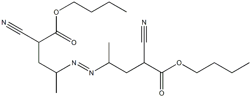 4,4'-アゾビス(2-シアノ吉草酸)ジブチル 化学構造式