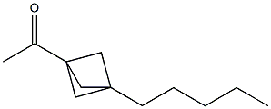 1-Acetyl-3-pentylbicyclo[1.1.1]pentane Structure