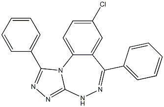 8-Chloro-1,6-diphenyl-4H-[1,2,4]triazolo[4,3-a][1,3,4]benzotriazepine|